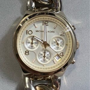 Michael Kors Stainless Steel Chain Watch Gold